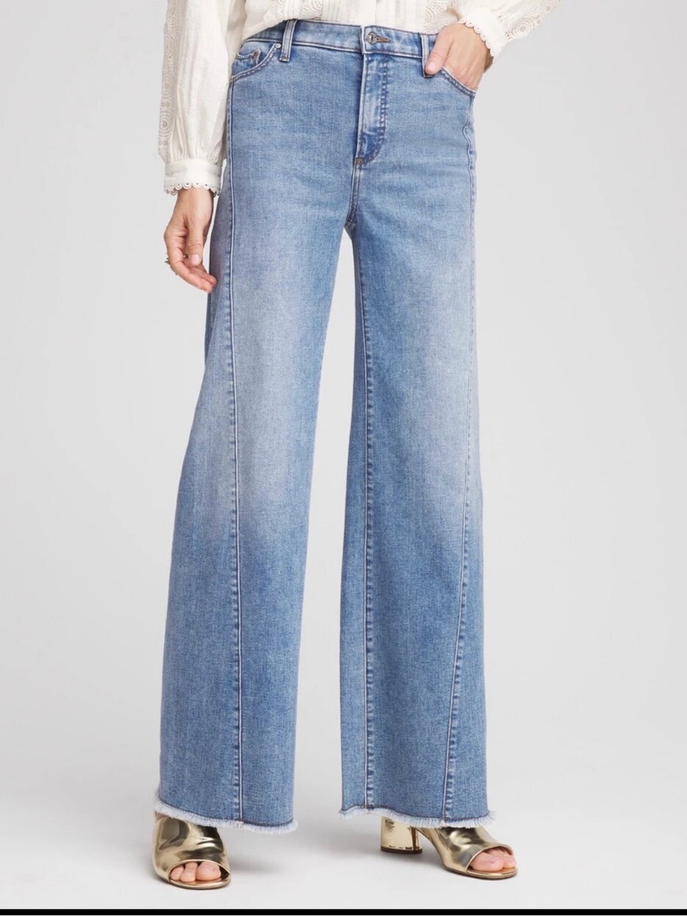 CHICOS slimming Wide Leg Jeans